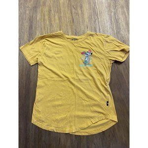 DK Bad Decisions Skull Yellow Graphic Tee Men's Medium